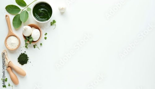 Wallpaper Mural  Natural ingredients for a healthy recipe Torontodigital.ca