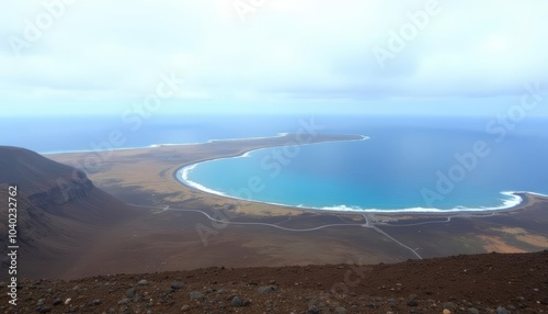  Enchanting island oasis under a vast sky