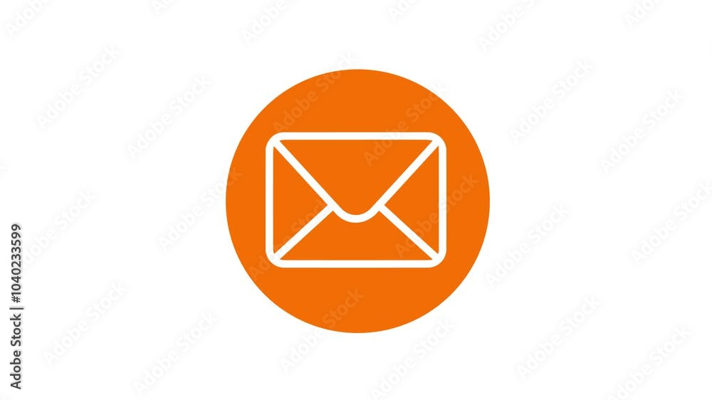 2D Motion Design: Minimalistic Letter Animation on an Orange Circle 2D Motion Design: Minimalistic Letter Animation on an Orange Circle