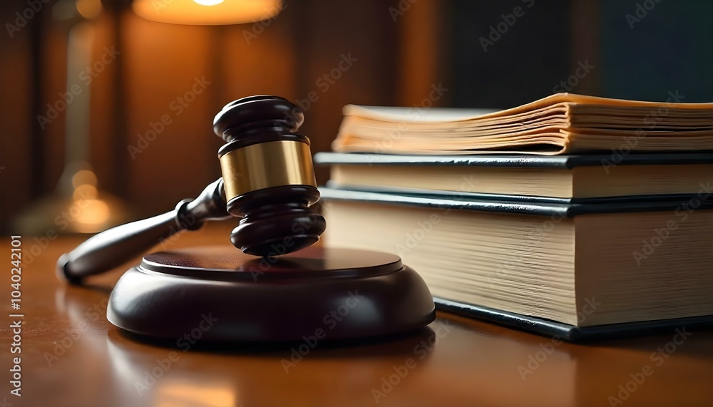 Judge Gavel and Judicial Court Files Judge Gavel and Judicial Court Files