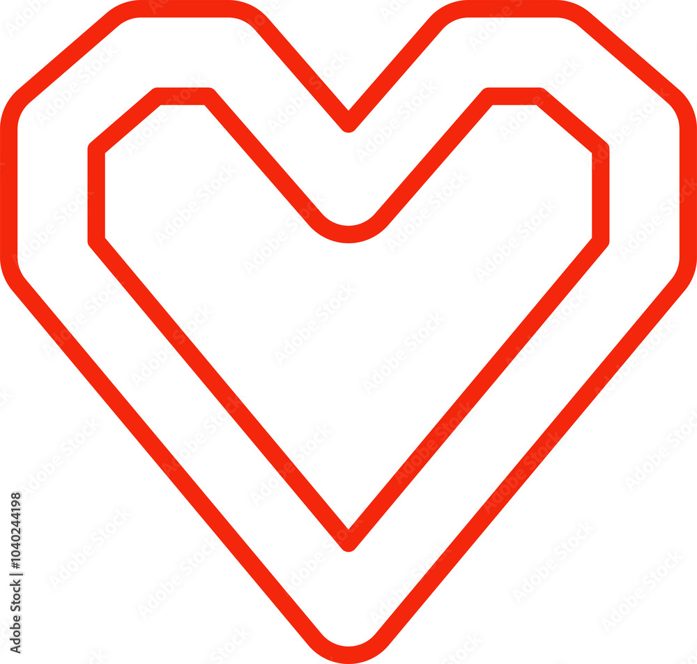Heart Icon Line Art Heart Icon Line Art