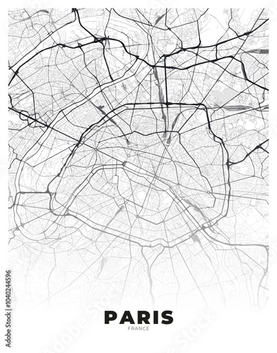 Paris city roads
