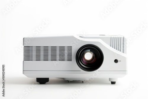 Projector white background electronics technology.