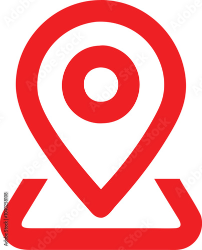 Free Download location icon sign, red map icon, - GFXLoad