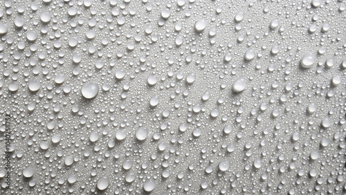 Wallpaper Mural Abstract close-up view of a surface adorned with countless tiny water beads, texture creating a delicate and intricate pattern white background  Torontodigital.ca