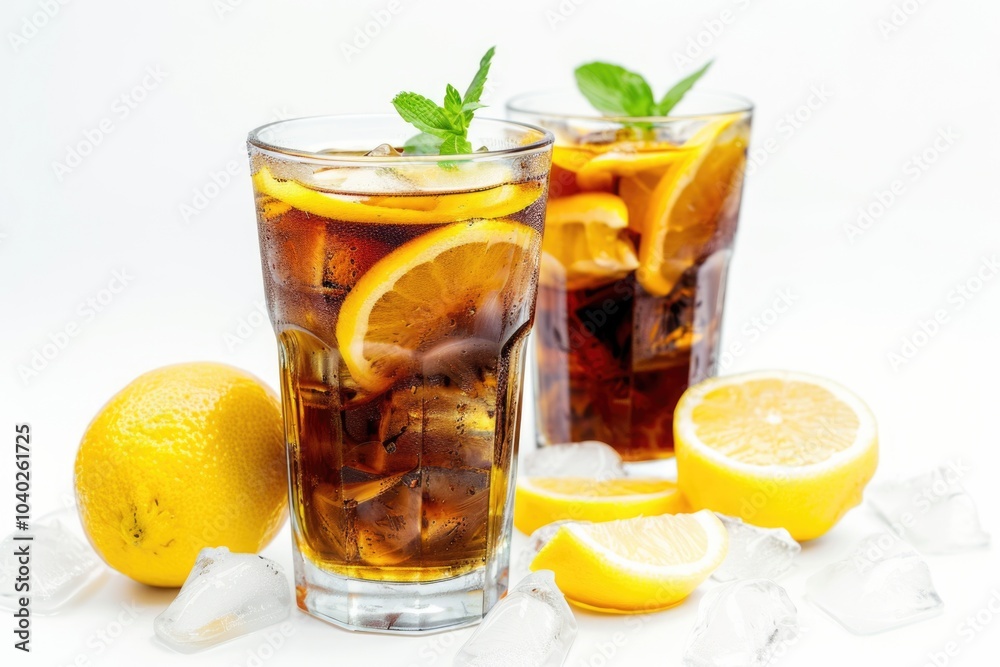 A refreshing beverage with a twist, perfect for hot summer days A refreshing beverage with a twist, perfect for hot summer days
