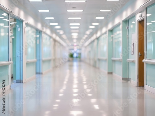 Abstract blur hospital clinic medical interior background stock photo Office, Backgrounds, Medical Clinic, Defocused, Hospital