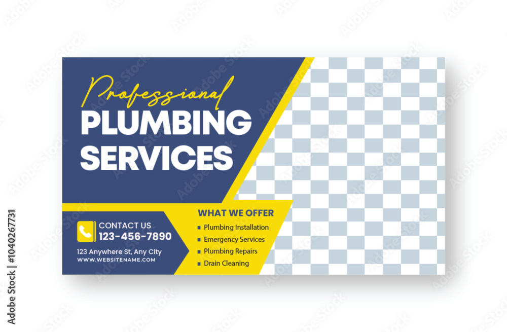 Plumbing Service banner design Plumbing Service banner design