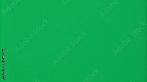 Pure green background, solid tone, no patterns, gradients, or effects