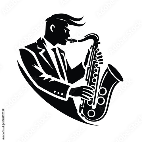 Saxophonist Silhouette