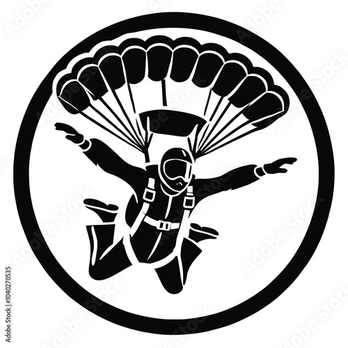 Skydiver Silhouette