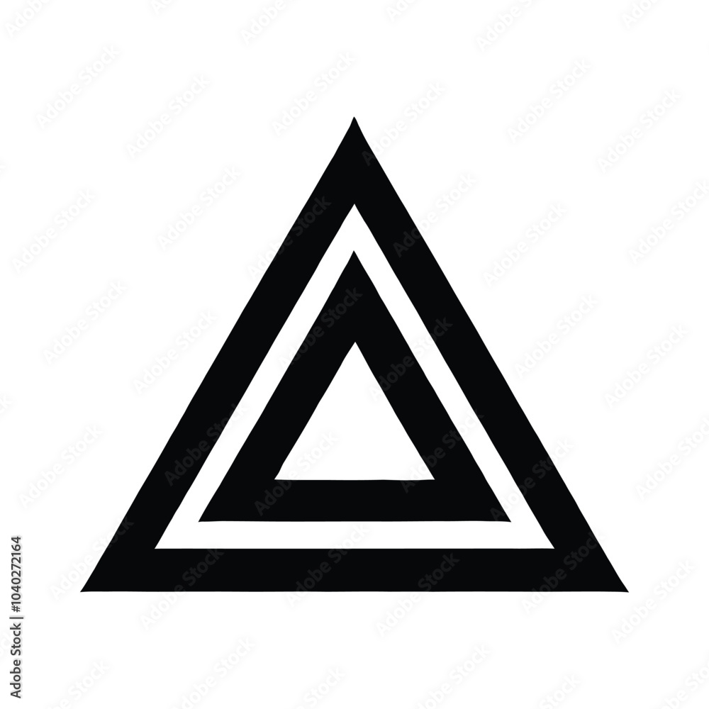 Triangle Silhouette Triangle Silhouette