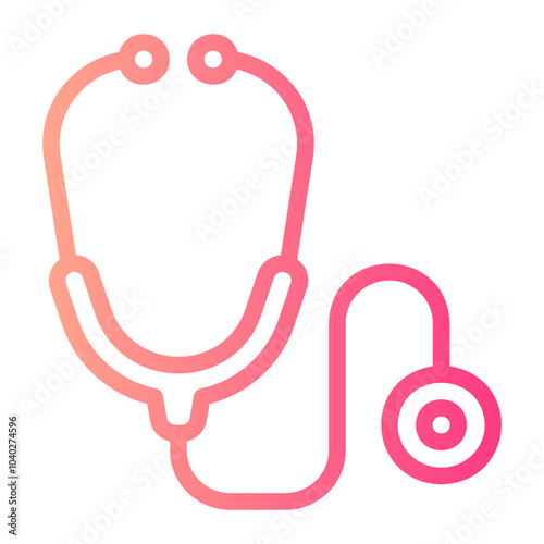 stethoscope gradient icon