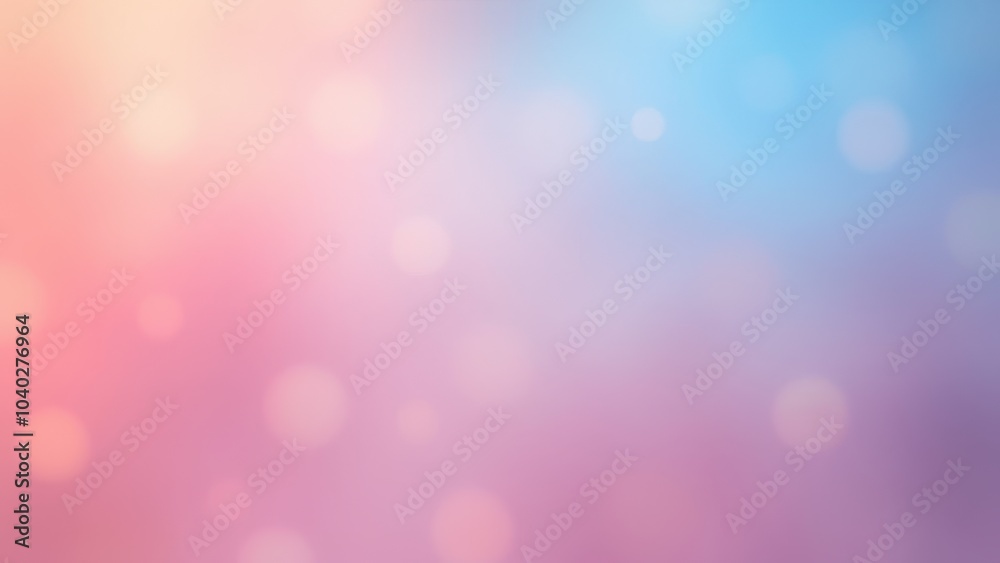 Soft Foggy Background with Colorful Bokeh Effects Soft Foggy Background with Colorful Bokeh Effects