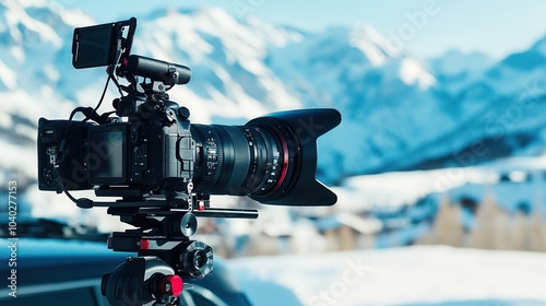 Filming the Frozen Wilderness: Professional Gear at Work