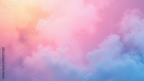 Soft Foggy Background with Colorful Hues