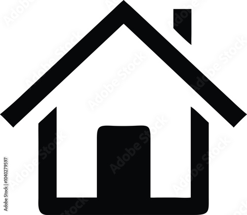 home icon on button vector file,