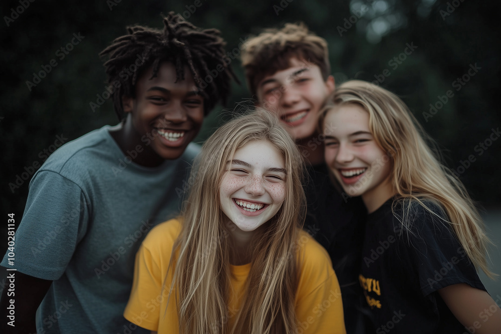 Different Ethnicities, Normal Teenagers, Expressive Different Ethnicities, Normal Teenagers, Expressive