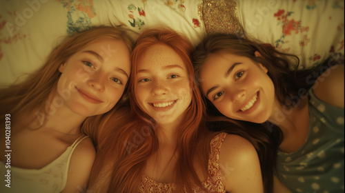 Polaroid Film of 19-Year-Old Redhead at a Party photo