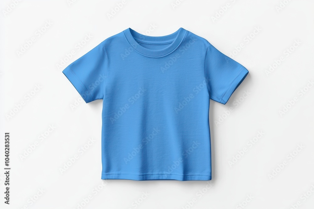 Blue t-shirt on white isolated background. Blue t-shirt on white isolated background.