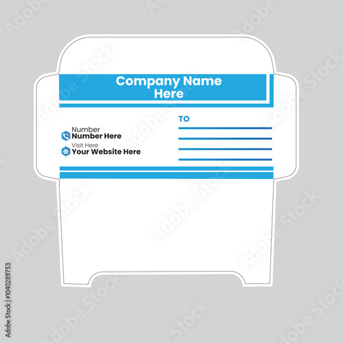 creative envelope design template