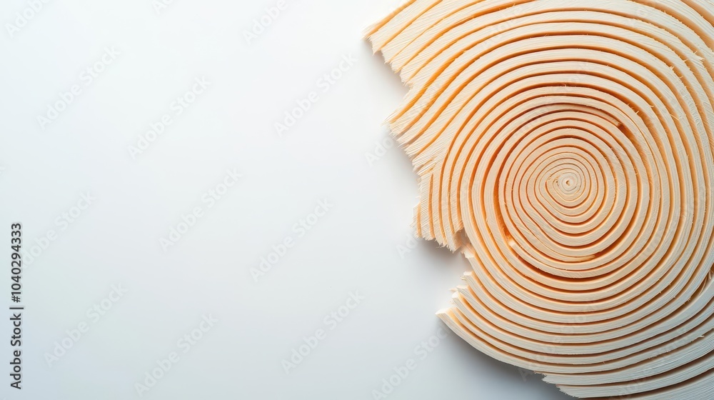 Fototapeta premium Annotated blueprint of pine wood crosssections showing grain patterns, wood anatomy, material study