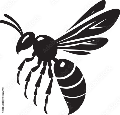 wasp vector illustration
