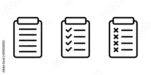 List icon PNG. List item files line icon. PNG transparent