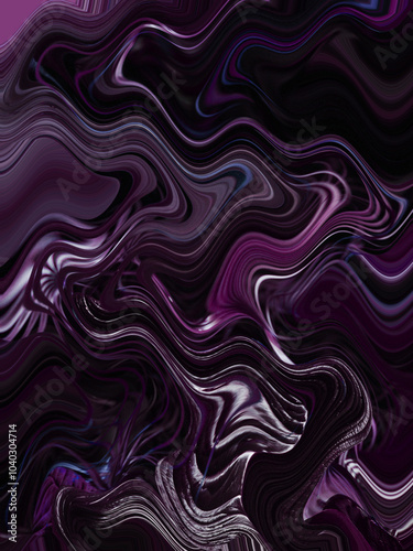 Black and purple abstract graphic background. Abstract poster