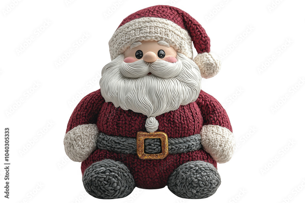 LED Light-Up Santa Claus Figurine isolated on transparent background, png file, no background png file LED Light-Up Santa Claus Figurine isolated on transparent background, png file, no background png file