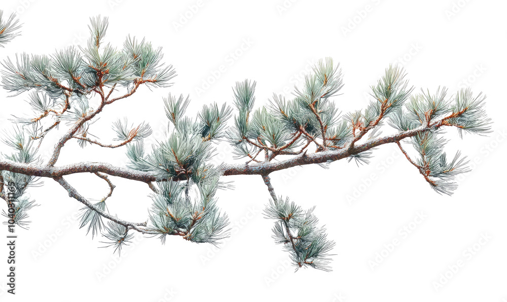 Palm tree branch with green leaves on transparent background Palm tree branch with green leaves on transparent background