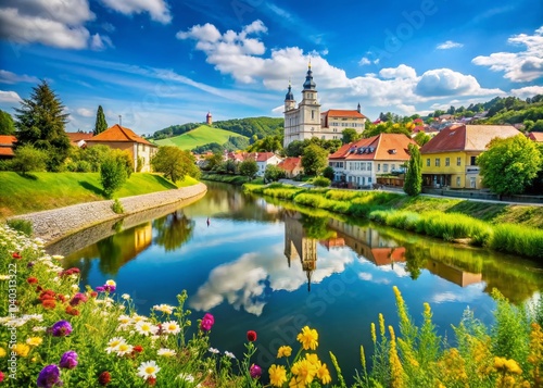 Targu Mures Landscape Photography on a Sunny Day Showcasing Vibrant Colors and Scenic Beauty