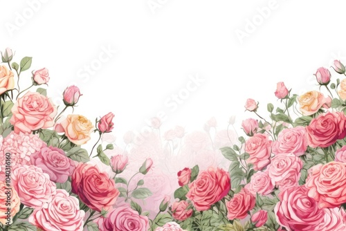 Flower rose backgrounds pattern.