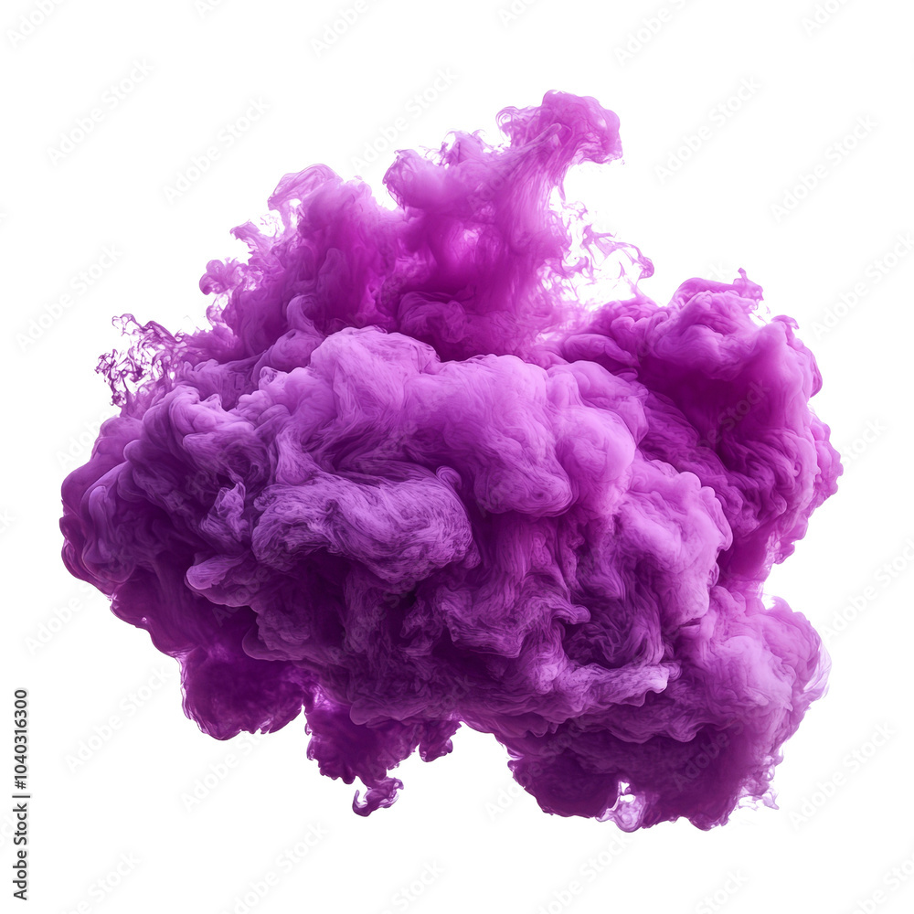 Abstract Purple Ink Cloud Isolated on White Background, ink, cloud, abstract, color Abstract Purple Ink Cloud Isolated on White Background, ink, cloud, abstract, color