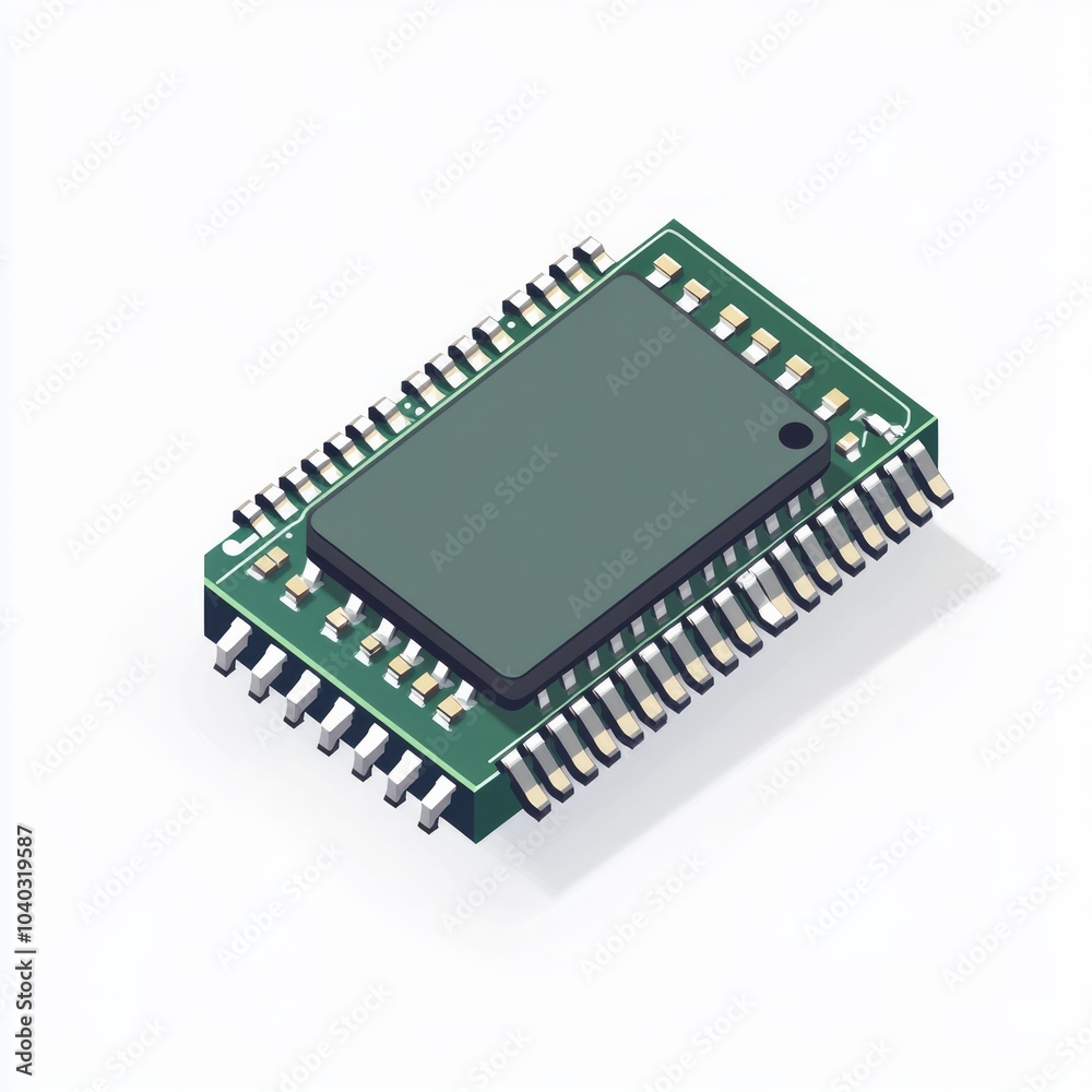 chip it self on a white background chip it self on a white background