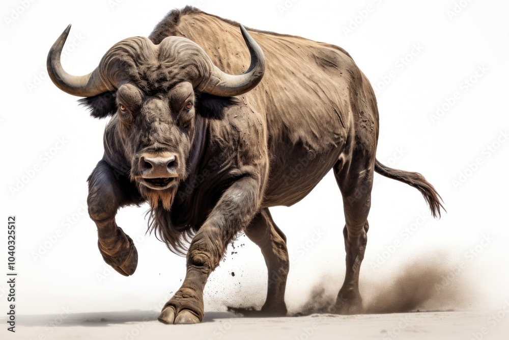 Fototapeta premium African buffalo livestock wildlife cattle.