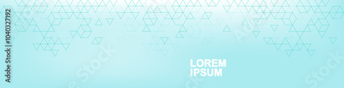 Health care abstract background with hexagons, lines and dots. Medical innovation banner template concept. Biology and pharmaceutical technology background. Vector illustration.
