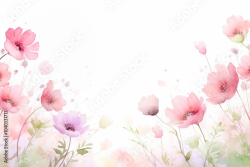 Cute pastel pink floral outdoors blossom flower.