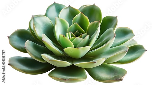 Succulent plant isolated on white background
