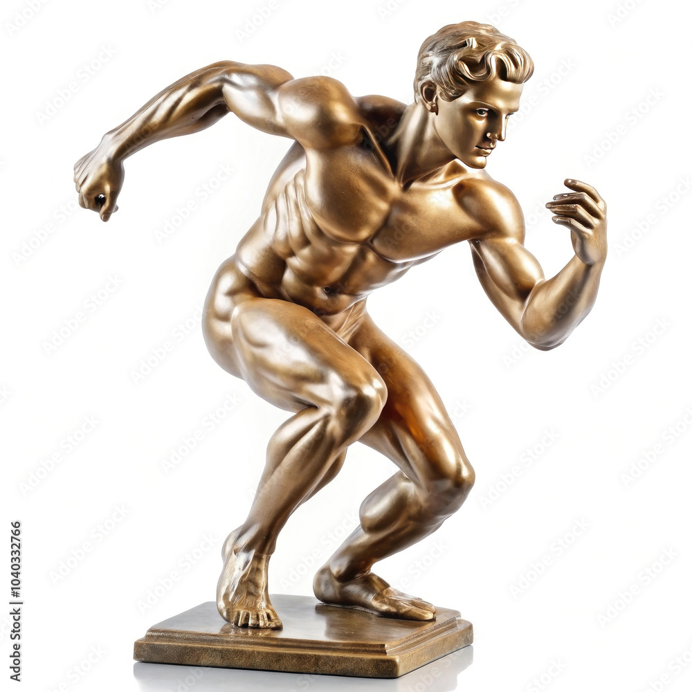 Antique Statue isolated on white background Antique Statue isolated on white background