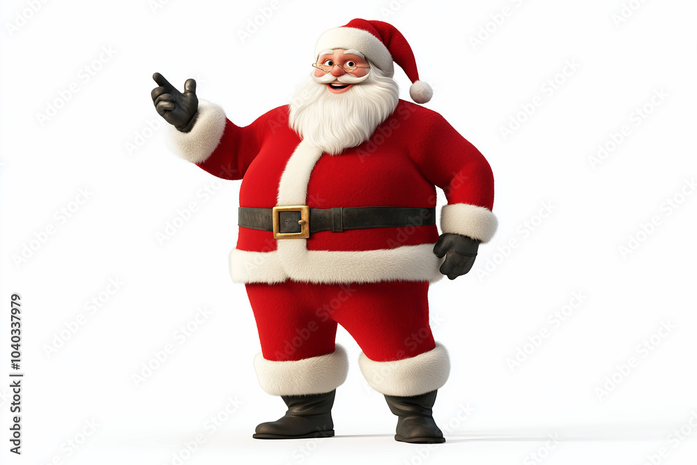 Santa Claus, confident smile Santa Claus, confident smile