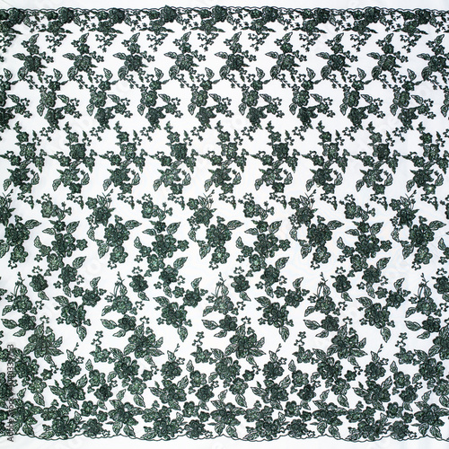 Lace embroidery fabric for dresses