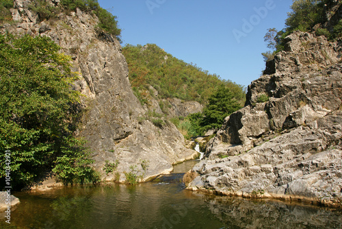 Ballikayalar Canyon is located in Gebze, Turkey. It is a popular tourist area.