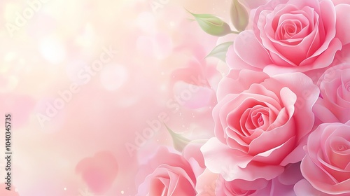 Classic Pink Roses Bouquet Vintage Painting for a Sophisticated Touch