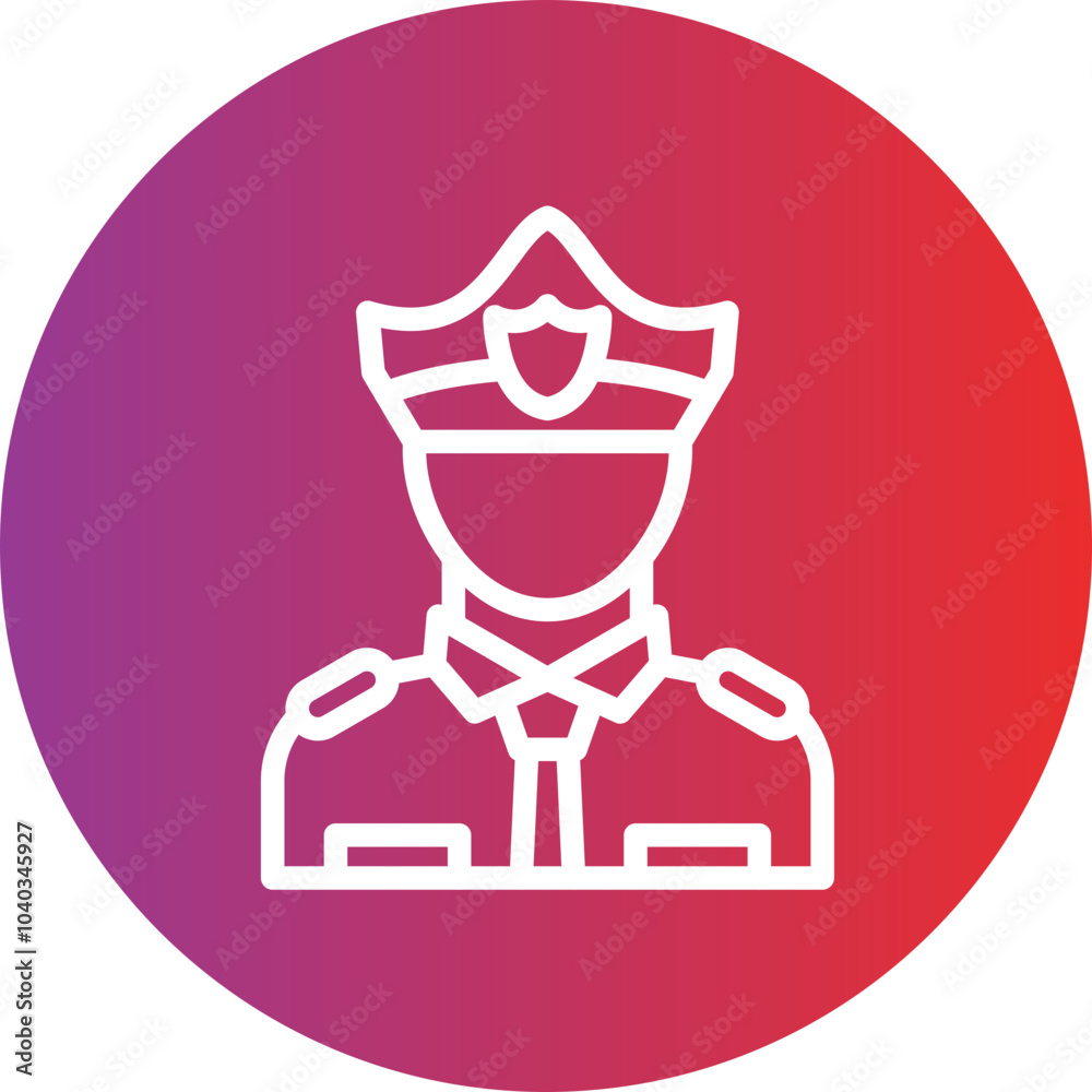 Guard vector icon style Guard vector icon style