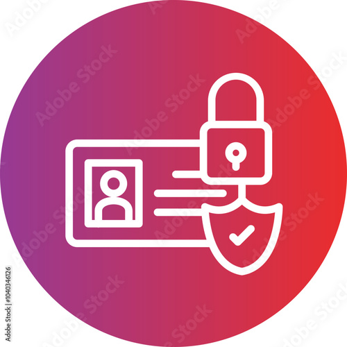Fraud Prevention vector icon style