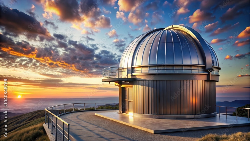 Obraz premium Observatory with telescope for sky watching, observatory, telescope, astronomy, stargazing, night sky