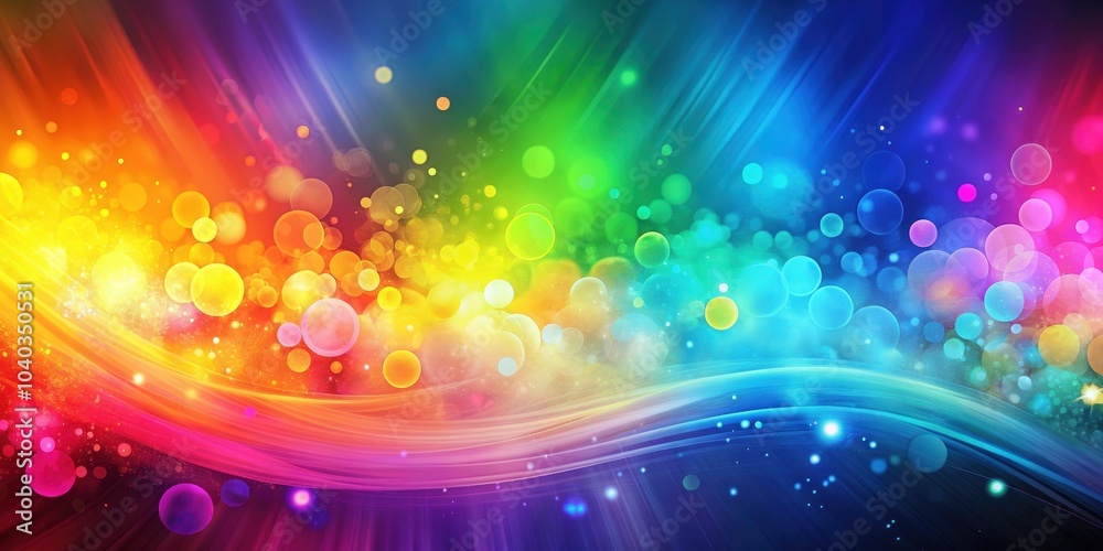 Fototapeta premium Vibrant and colorful abstract background , vibrant, colorful, abstract, bright, backdrop, texture, design, rainbow