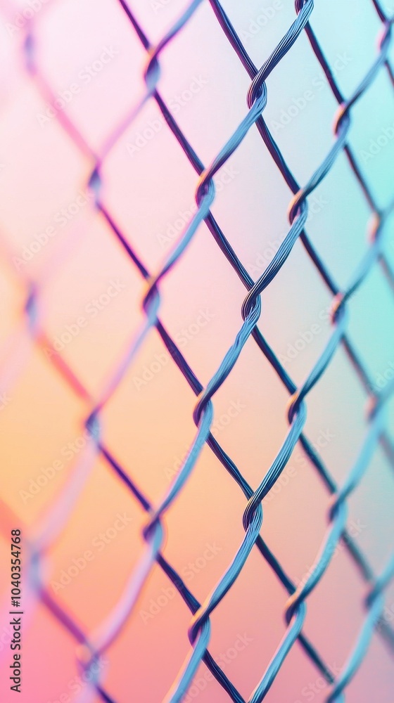 Fototapeta premium Holographic Network of Digital Cables and Connections