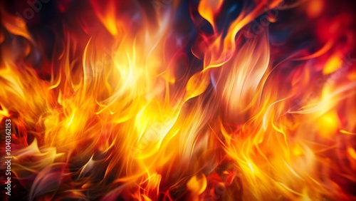 An abstract blurred background with fire-like hints, creating a warm and vibrant visual atmosphere.